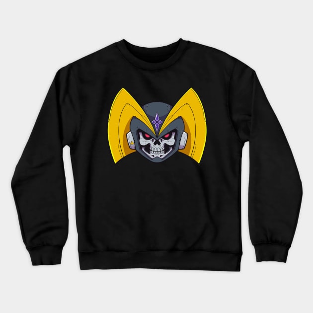 Bass Skull - Mega Man 7 Crewneck Sweatshirt by marceloosapo